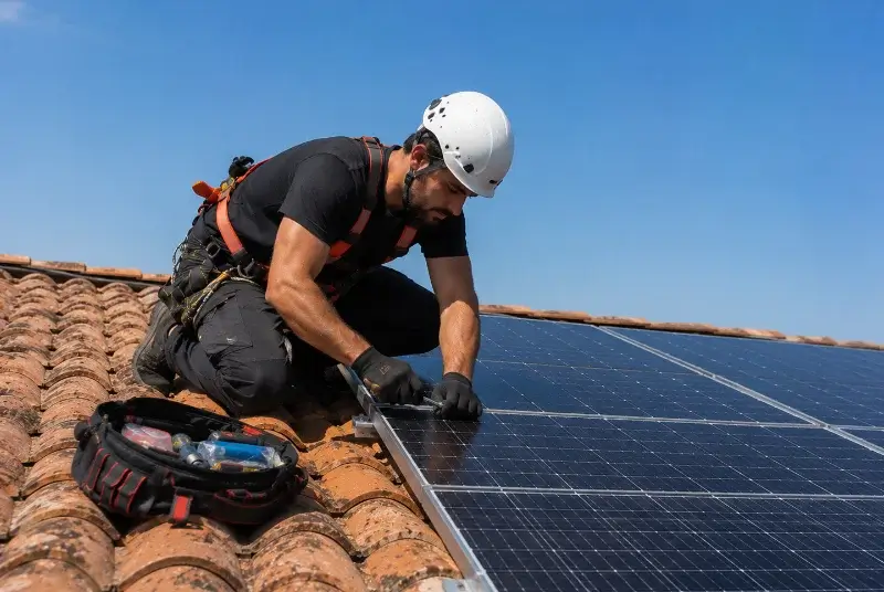 Maintenance et monitoring de panneaux solaires à Itzac